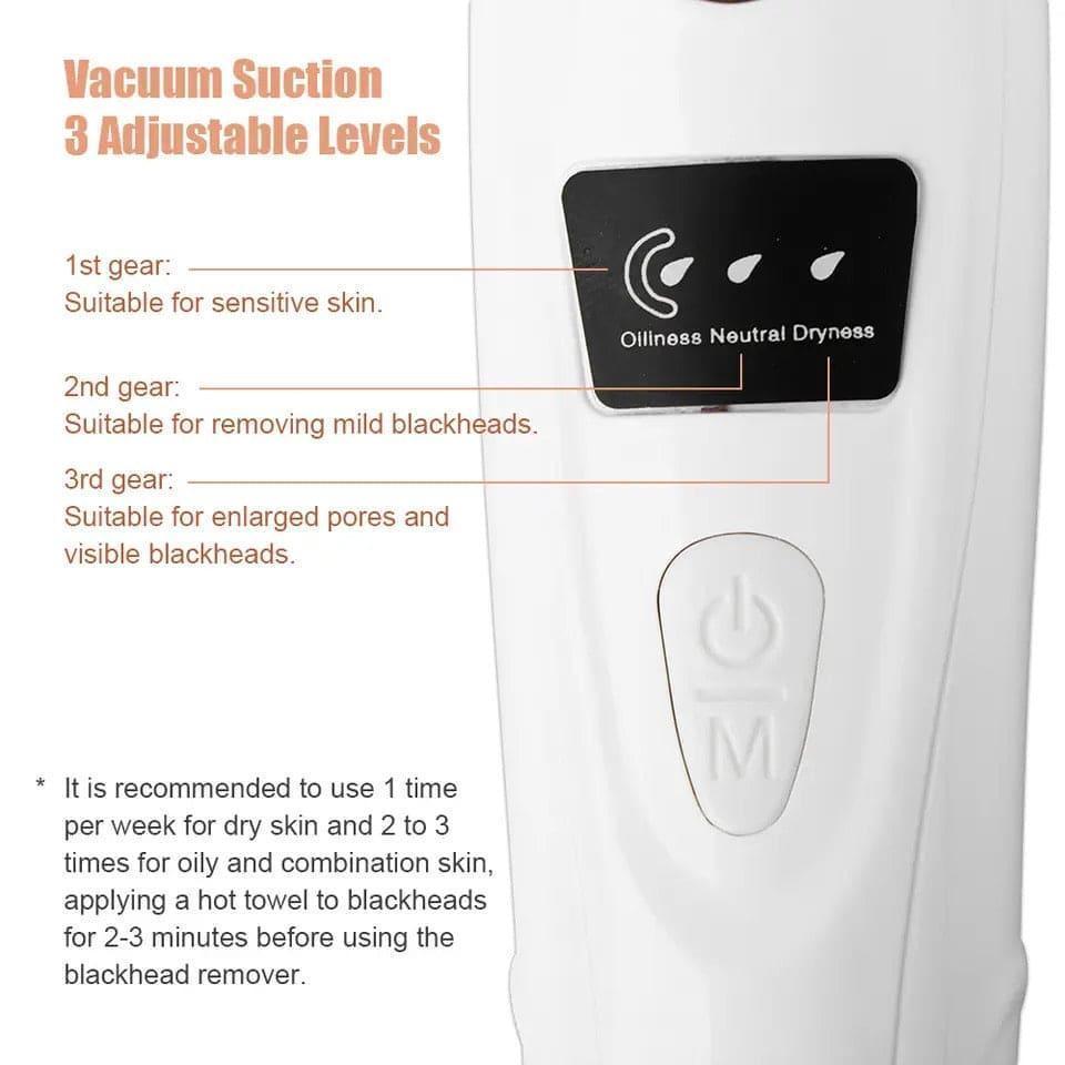 Original 5 in 1 Multi-functional Black Head Removal Derma Suction Machine Blackhead Remover