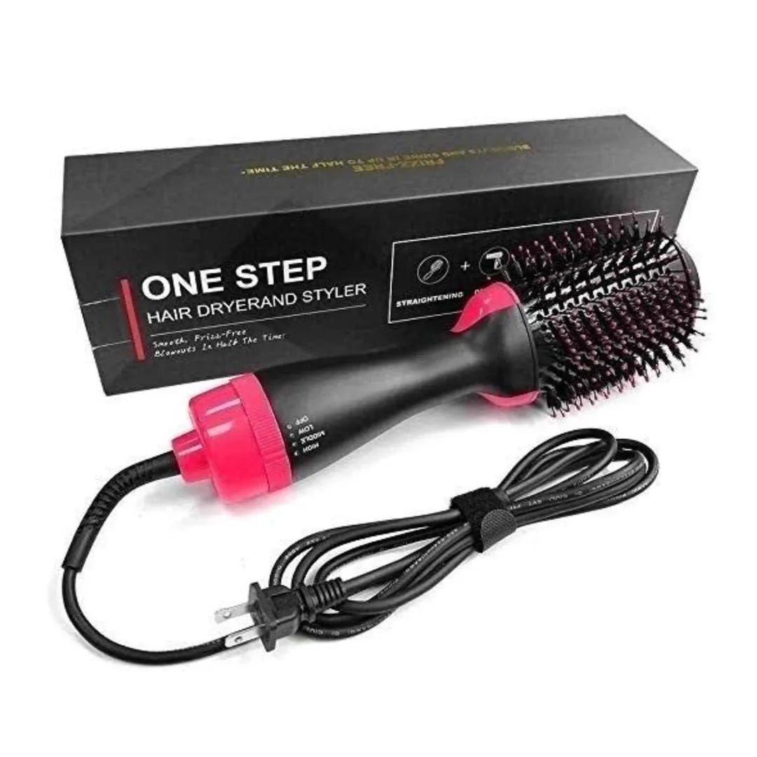 One Step 3 in 1 Hair Dryer & Styler | Hair Dryer Brush | Hot Air Brush | Hair Volumizer | Blow Dryer Brush | Hair Straightener & Curler | Multifunctional Blow Dryer Styler Comb

Electric Hair Brush | Styling Tool for Women |