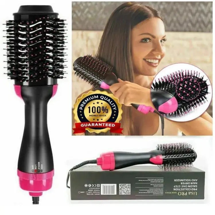 One Step 3 in 1 Hair Dryer & Styler | Hair Dryer Brush | Hot Air Brush | Hair Volumizer | Blow Dryer Brush | Hair Straightener & Curler | Multifunctional Blow Dryer Styler Comb

Electric Hair Brush | Styling Tool for Women |